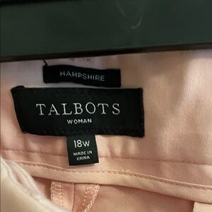 Talbots Blush Pink Women's Trousers